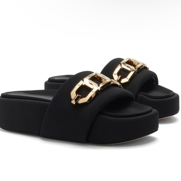 Good American Chain Platform Slide Sandals - Picture 6 of 7